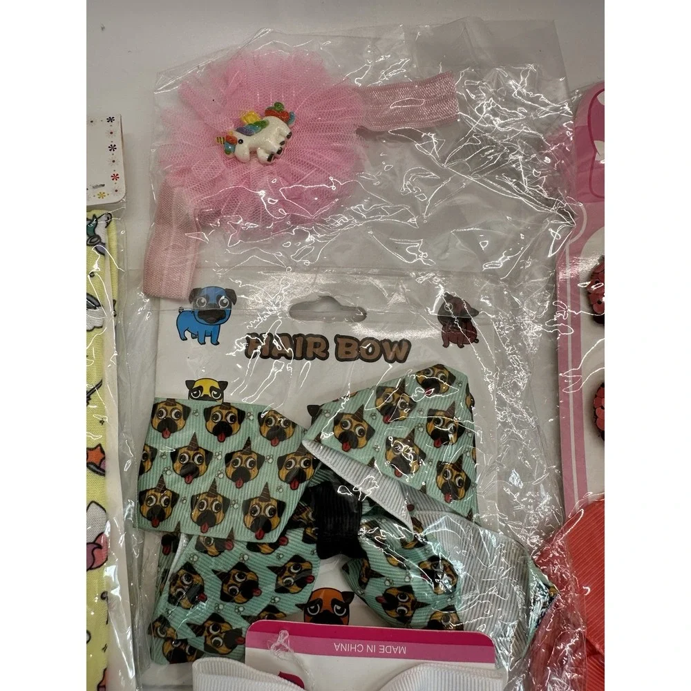 Lot Of Kids Mickey Mouse Hair Clips And Assorted Hair‎ Clips